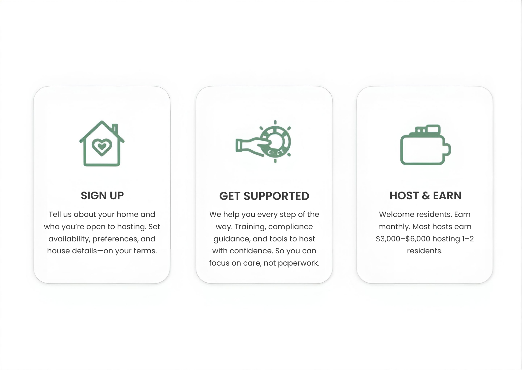 Three Vertical Cards with Warm Icons-3